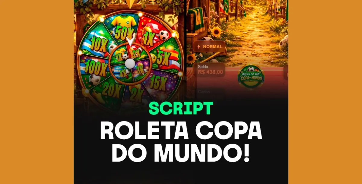 Script de Roleta – Tema Copa do Mundo